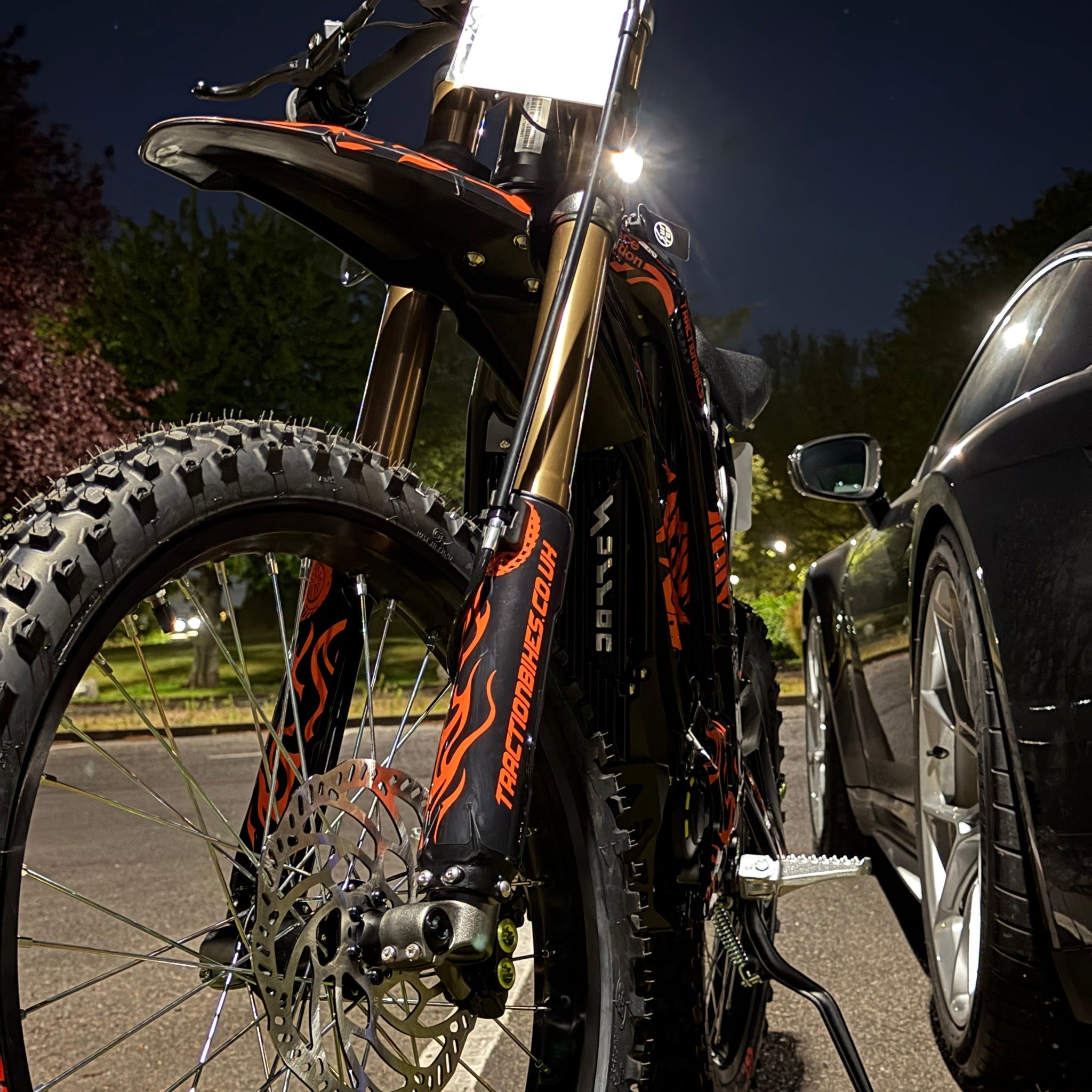 Sur-Ron Light Bee X rear detail at Traction Bikes