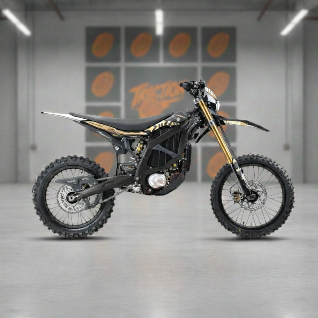 Sur-Ron Ultra Bee 2025 – rear quarter view electric motorcycle UK