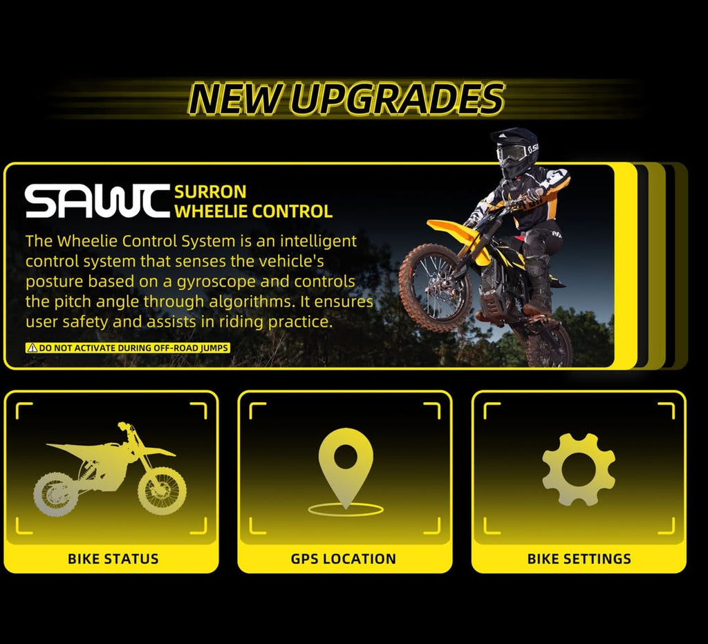 2026 Sur-Ron Hyper Bee SAWC Surron Wheelie Control system explainer