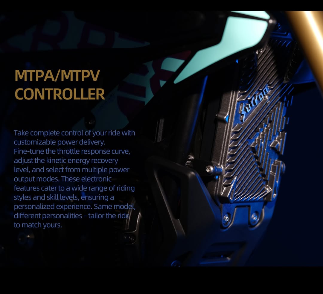 2026 Sur-Ron Hyper Bee MTPA / MTPV controller for customisable power delivery