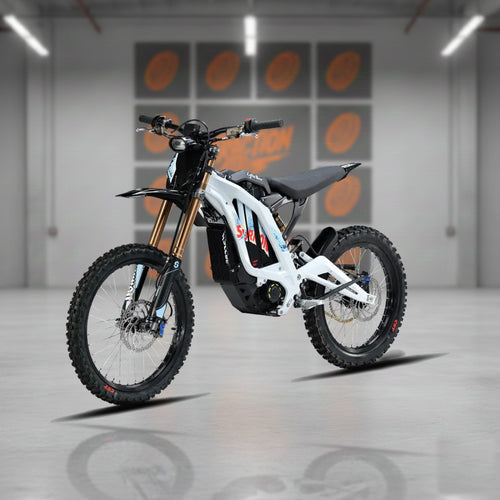 2026 Sur-Ron Light Bee X in White at the Traction Bikes warehouse
